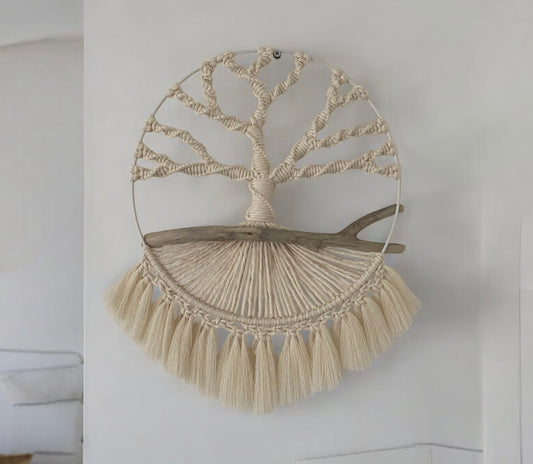 décoration murale symbolique fait main