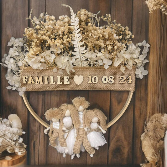 Décoration | Couronne Famille